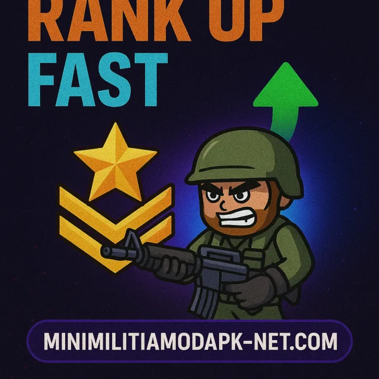 "Discover 5 proven strategies to rank up fast in Mini Militia. Master the game and level up quickly with these expert tips and techniques."